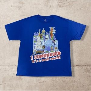 “I Conquered it’s a small world.” Disney World XL T-Shirt